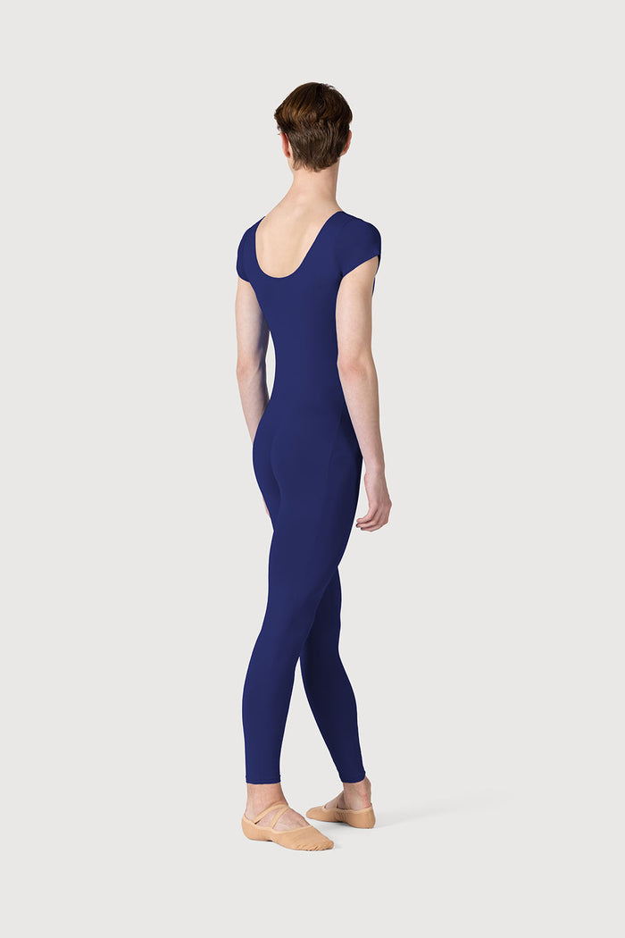 U3872M - Bloch Microlux™ Scoop Neck Cap Sleeve Mens Unitard