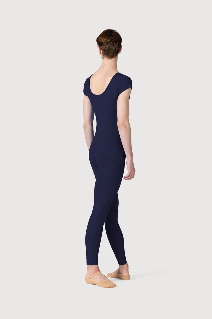 U3872M - Bloch Microlux™ Scoop Neck Cap Sleeve Mens Unitard
