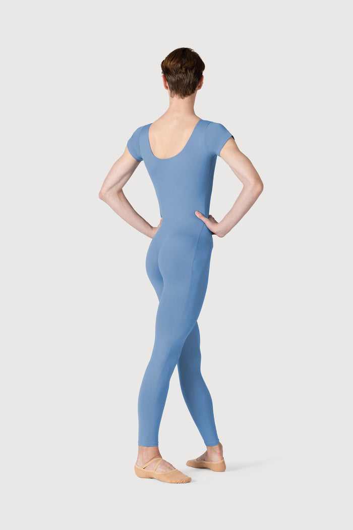 U3872M - Bloch Microlux™ Scoop Neck Cap Sleeve Mens Unitard