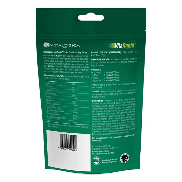 Vetalogica Vetalogica  VitaRapid Joint Care Daily Treats