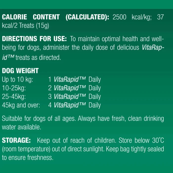 Vetalogica VitaRapid® Active Multi Daily Treats for Dogs 210g