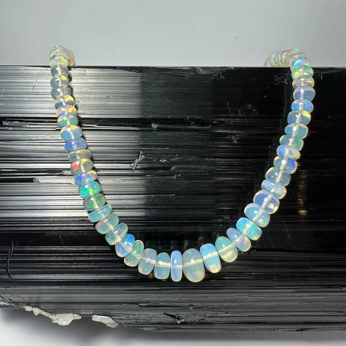 Welo Opal Graduated Bead Necklace Ethiopia - Smokin Resin Company