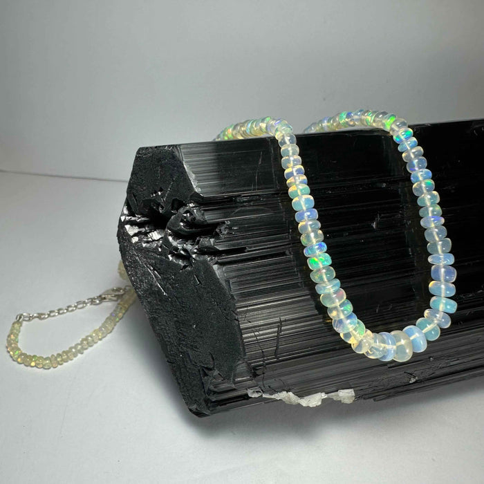 Welo Opal Graduated Bead Necklace Ethiopia - Smokin Resin Company
