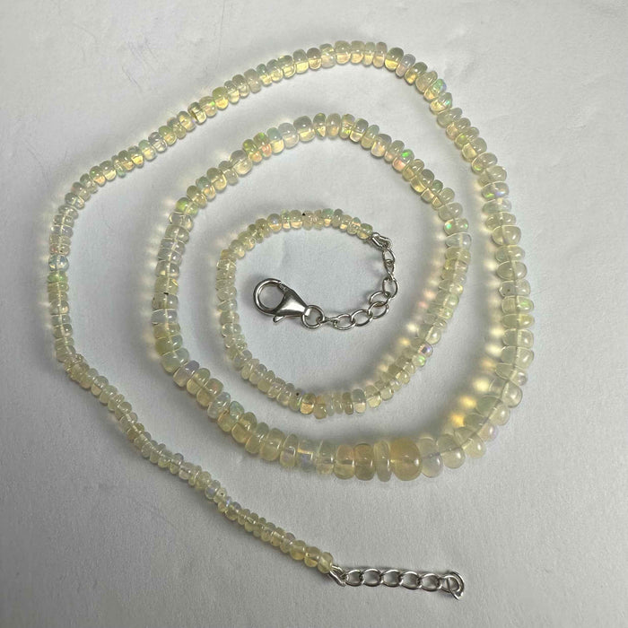Welo Opal Graduated Bead Necklace Ethiopia - Smokin Resin Company