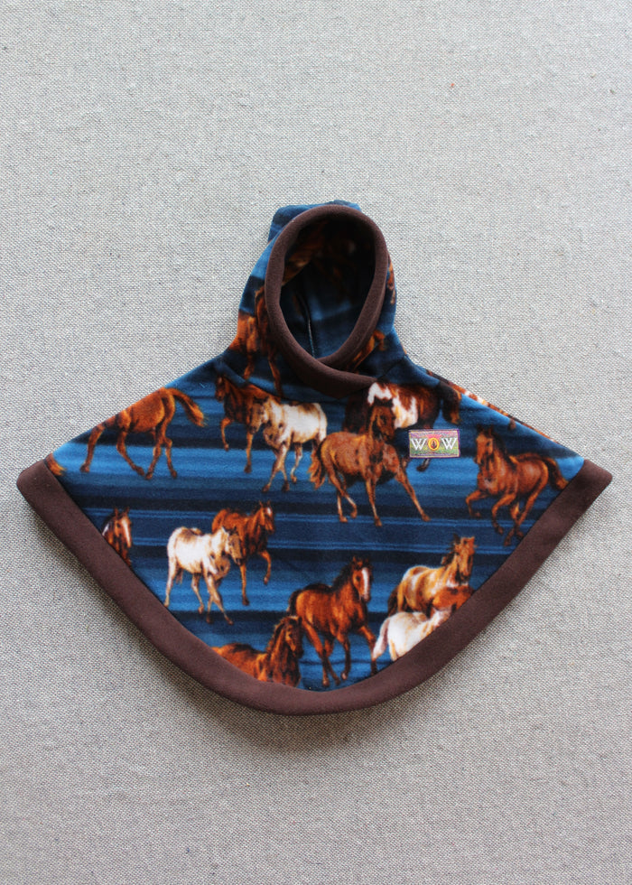 Wild Horses Baby Poncho