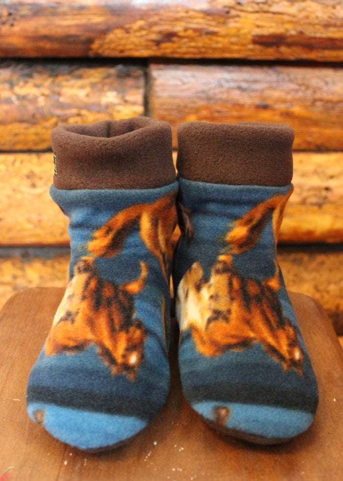 Wild Horses Infant/Toddler Slipper Socks