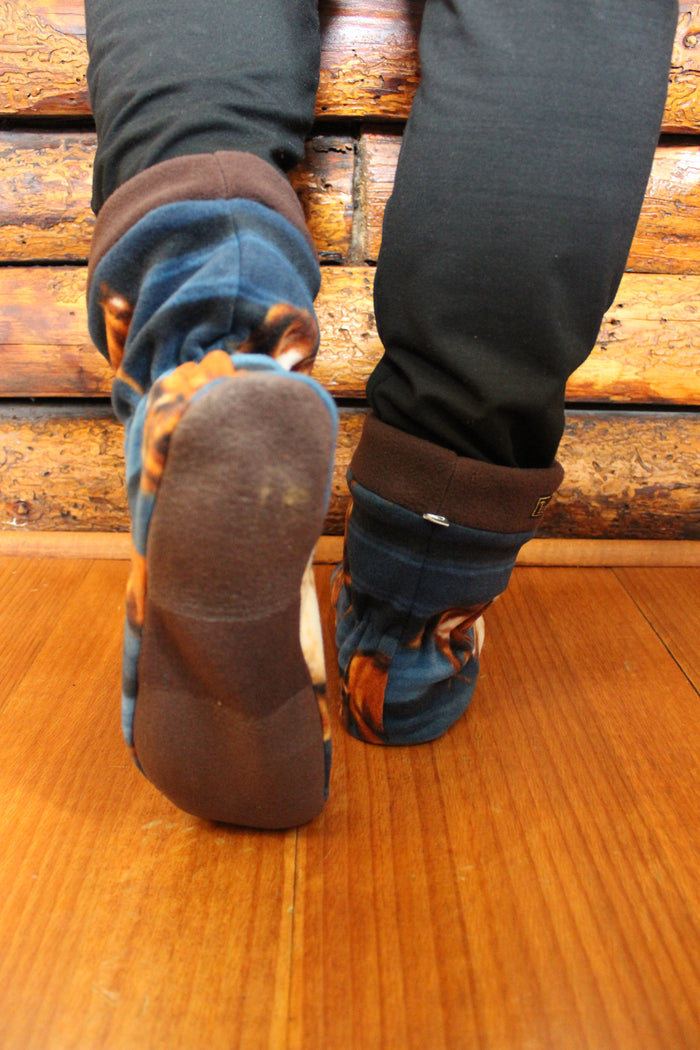 Wild Horses Men's Slipper Socks