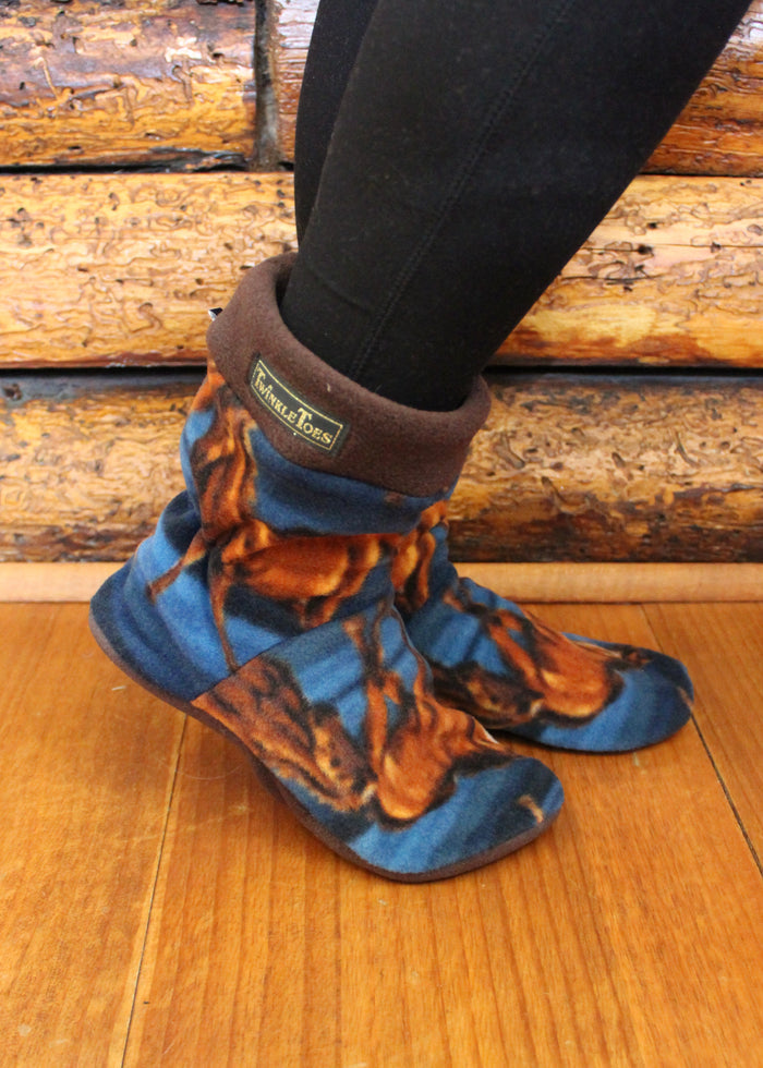 Wild Horses Women's Slipper Socks