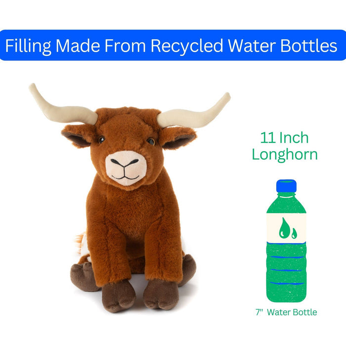 Wild Onez Longhorn Sitting Medium 11" (28cm)