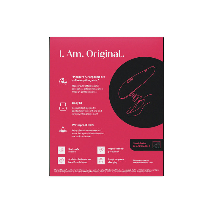 Womanizer Classic 2 Marilyn Monroe Special Edition - Black Marble Intimates Adult Boutique