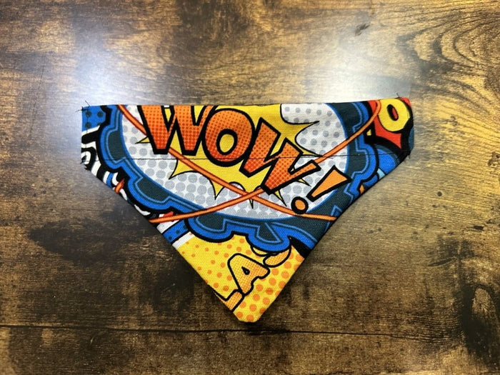 Dogtraining101 Large Wow comic Bandana