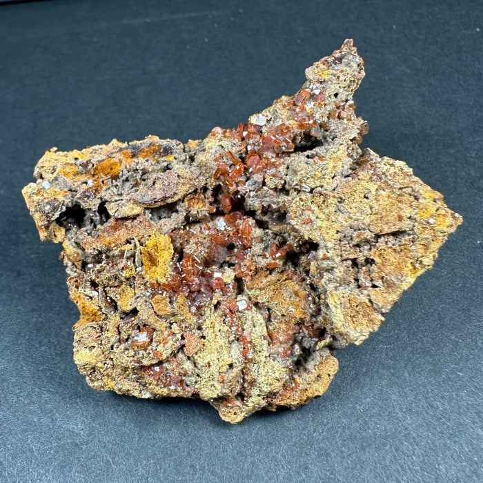 Wulfenite Cluster on Matrix from Maoniuping Mine, Sichuan, China - Smokin Resin Company