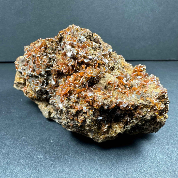 Wulfenite Cluster on Matrix from Maoniuping Mine, Sichuan, China - Smokin Resin Company