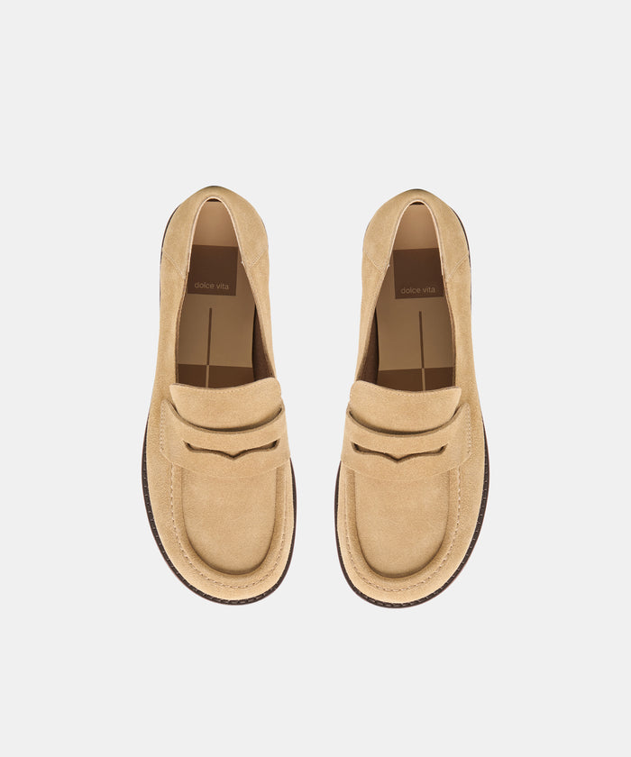 YASMYN LOAFERS CASHEW SUEDE