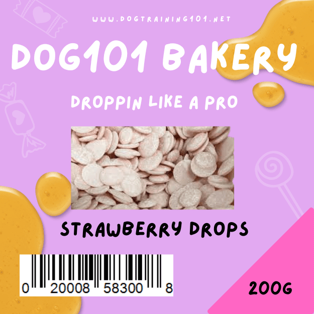 Dogtraining101 Strawberry Yogurt Drops