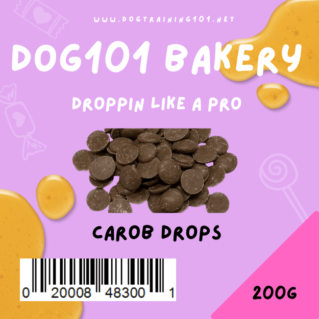 Dogtraining101 Carob Yogurt Drops