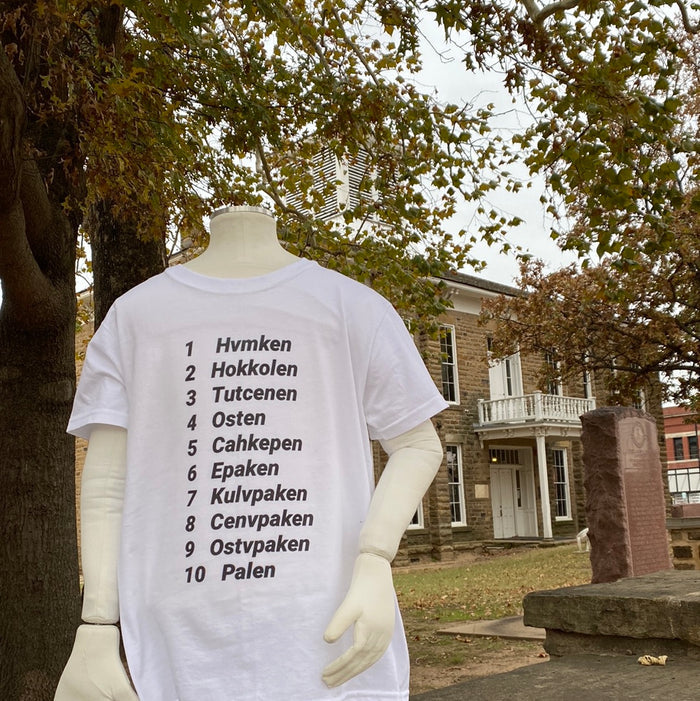 Youth Mvskoke #'s Short Sleeve T-Shirts