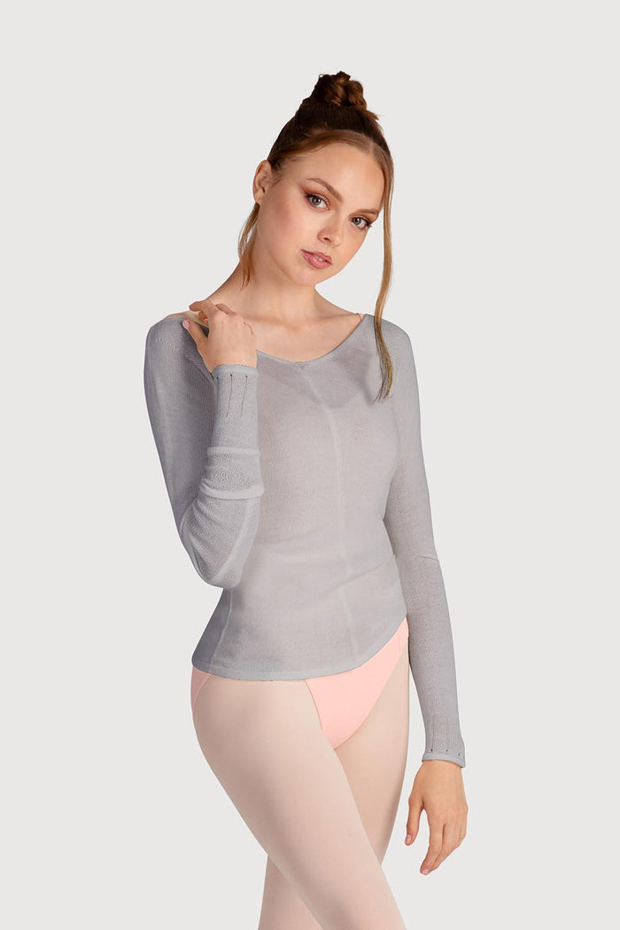 Z0105 - Bloch Kara Long Sleeve V Womens Top