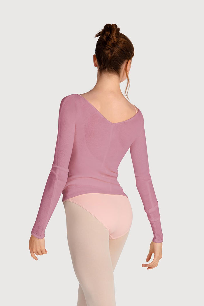 Z0105 - Bloch Kara Long Sleeve V Womens Top
