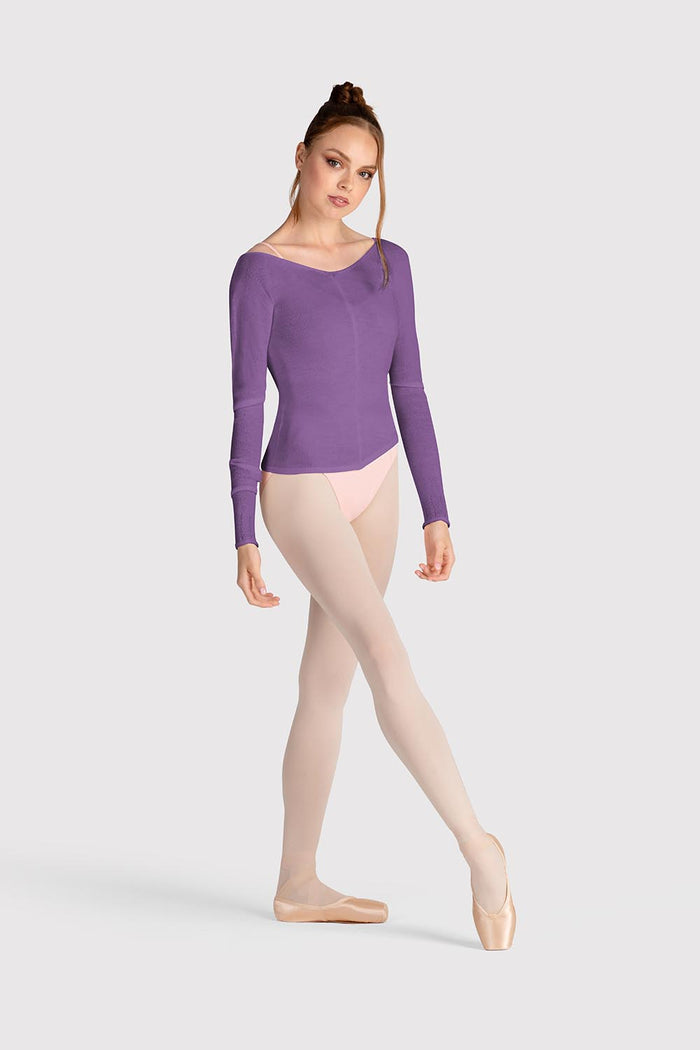 Z0105 - Bloch Kara Long Sleeve V Womens Top