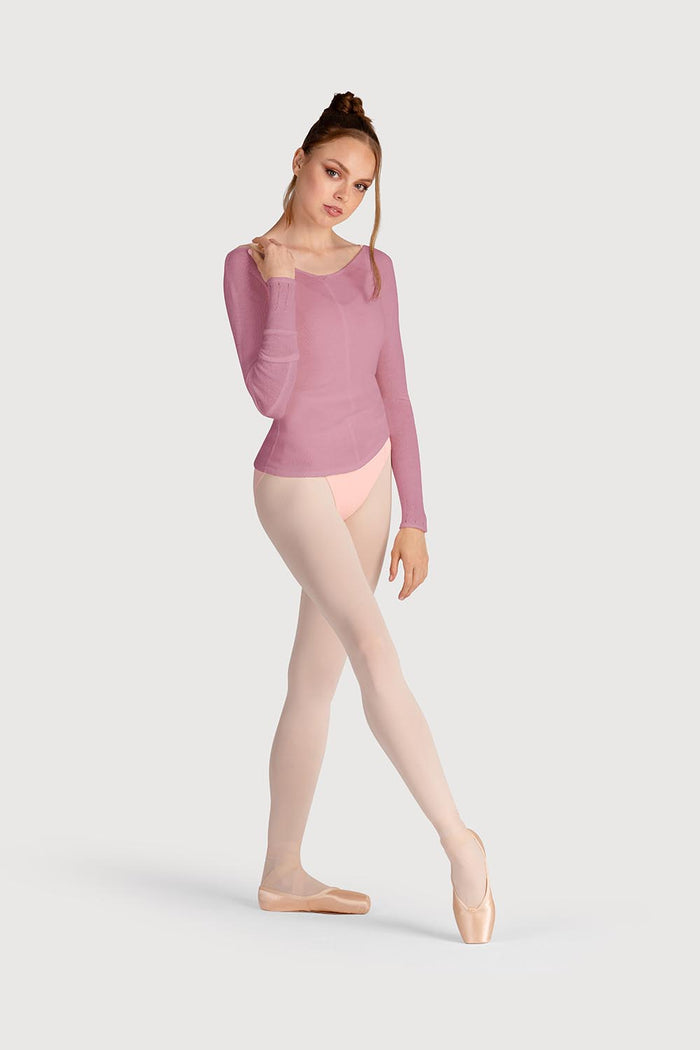 Z0105 - Bloch Kara Long Sleeve V Womens Top