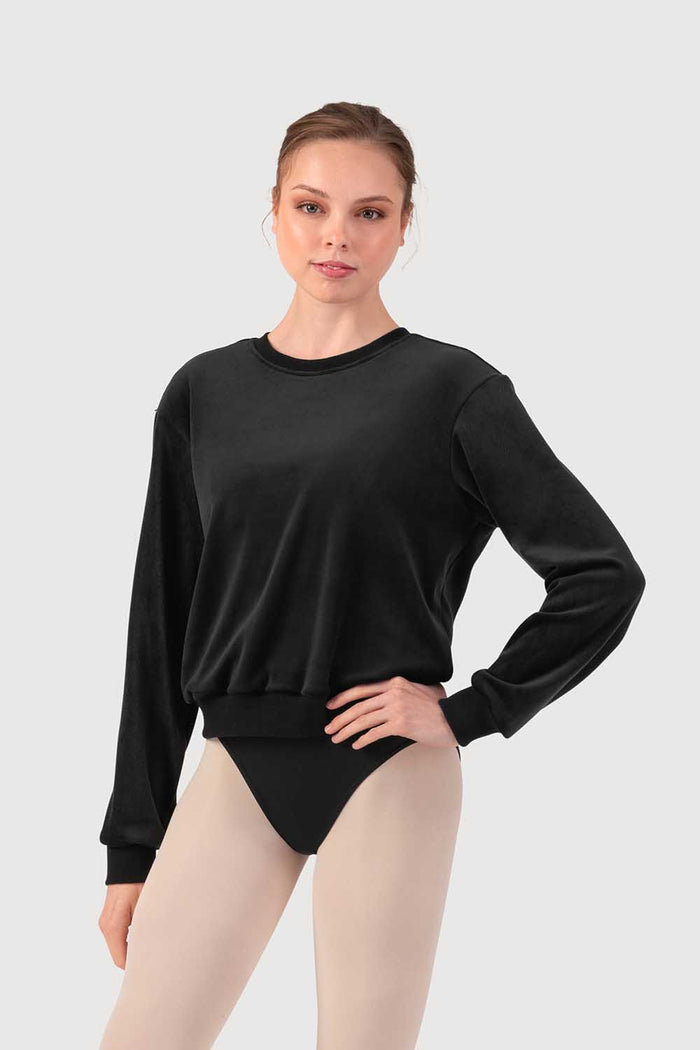 Z530015 - Bloch Caroline Womens Velvet Crew Jumper