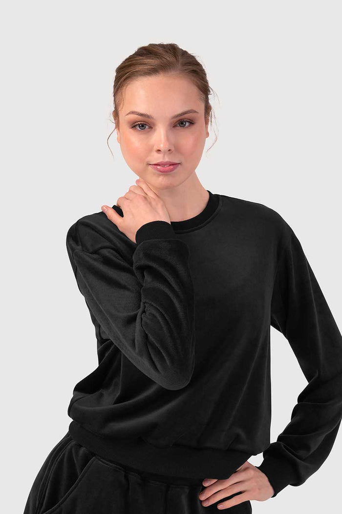 Z530015 - Bloch Caroline Womens Velvet Crew Jumper