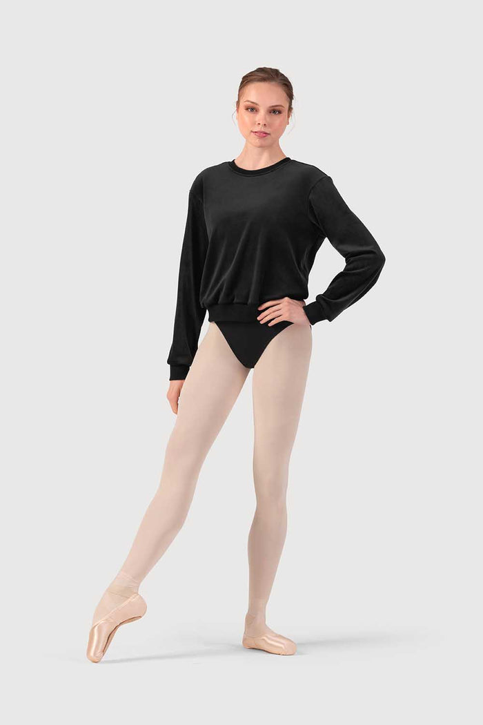 Z530015 - Bloch Caroline Womens Velvet Crew Jumper