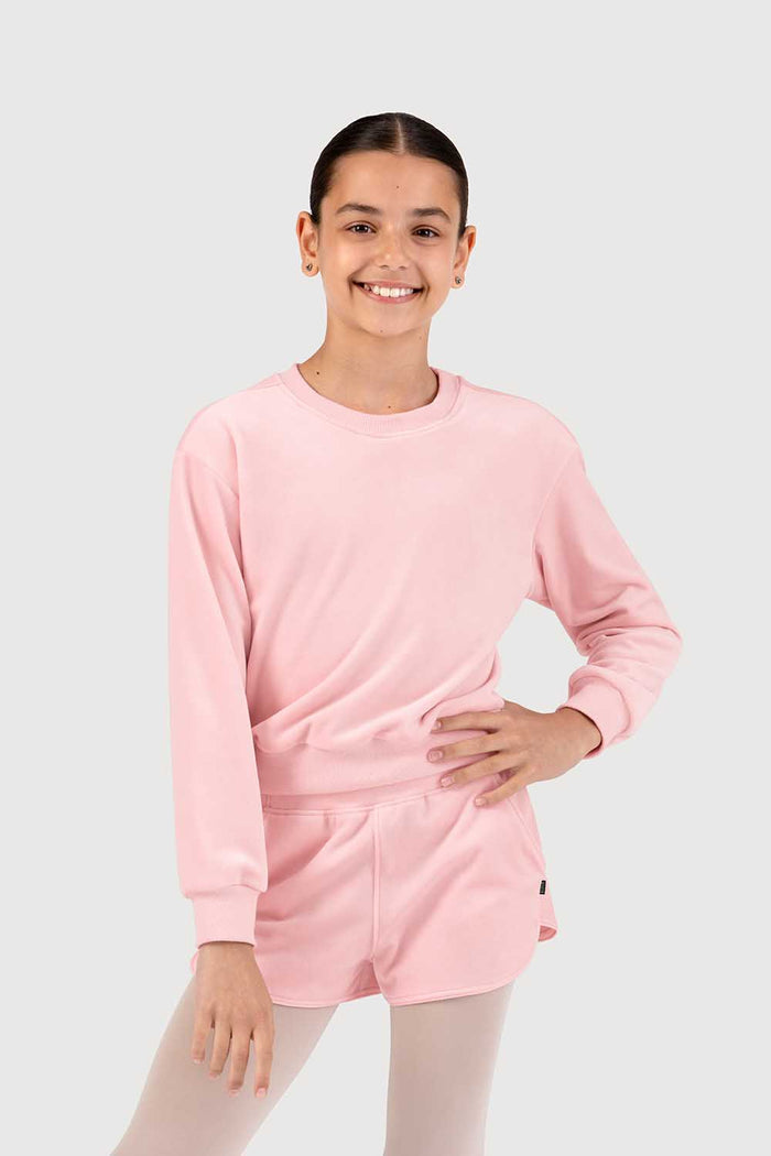 Z530016G - Bloch Lily Girls Velvet Crew Jumper
