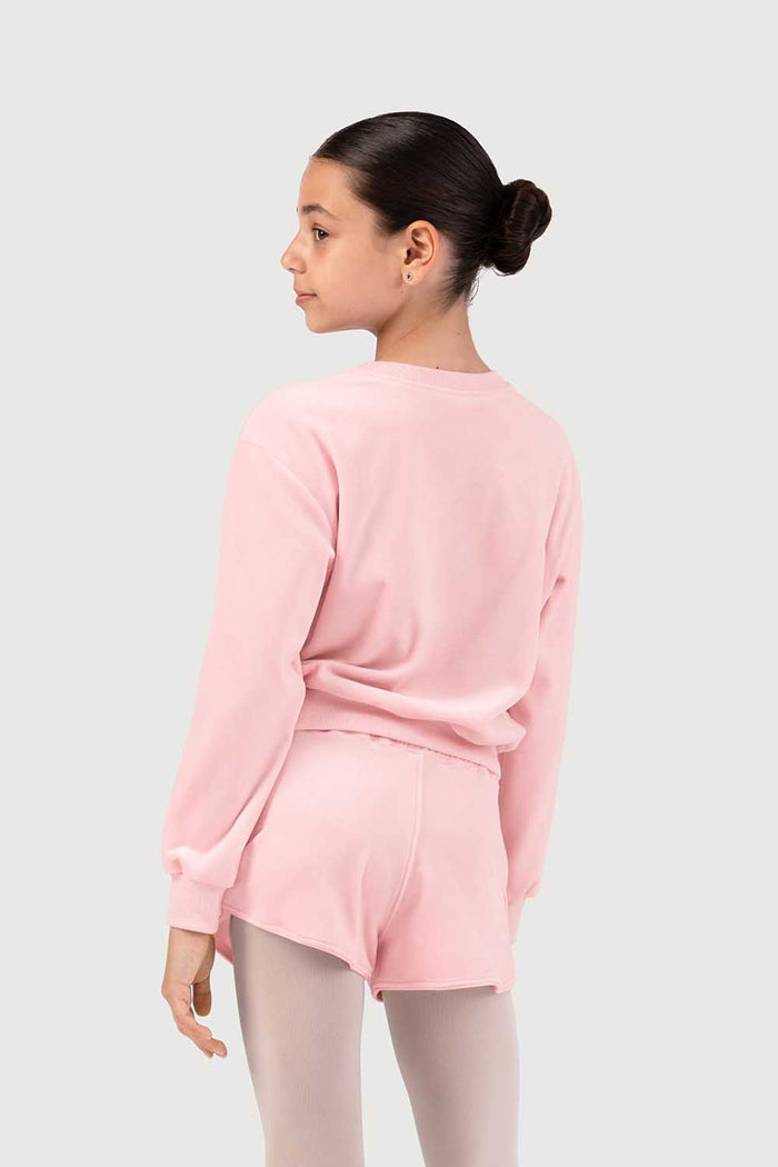Z530016G - Bloch Lily Girls Velvet Crew Jumper