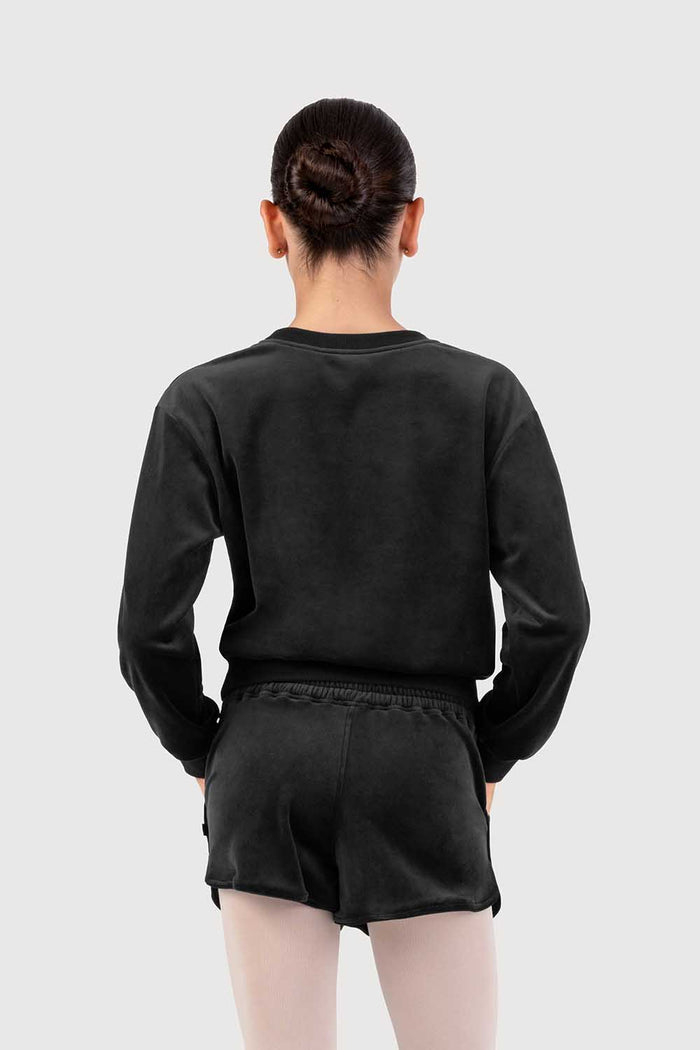 Z530016G - Bloch Lily Girls Velvet Crew Jumper