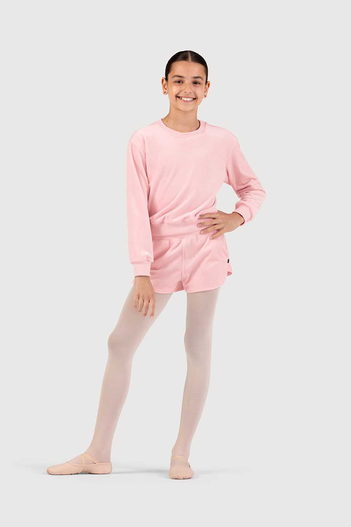 Z530016G - Bloch Lily Girls Velvet Crew Jumper