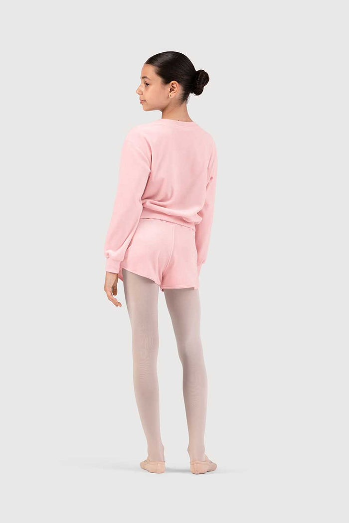 Z530016G - Bloch Lily Girls Velvet Crew Jumper