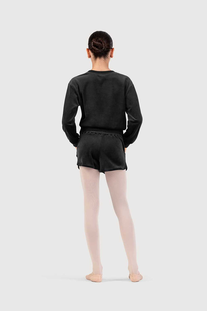 Z530016G - Bloch Lily Girls Velvet Crew Jumper