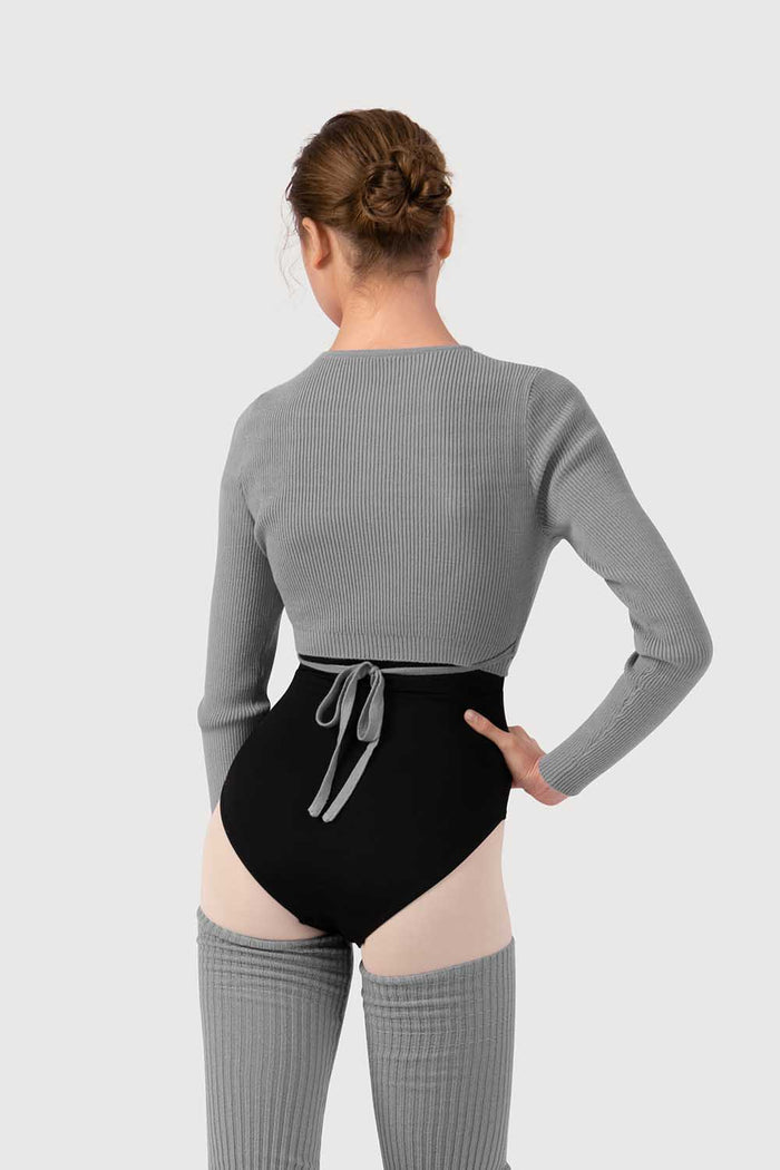 Z530018 - Bloch Celeste Knit Womens Long Sleeve Wrap Top