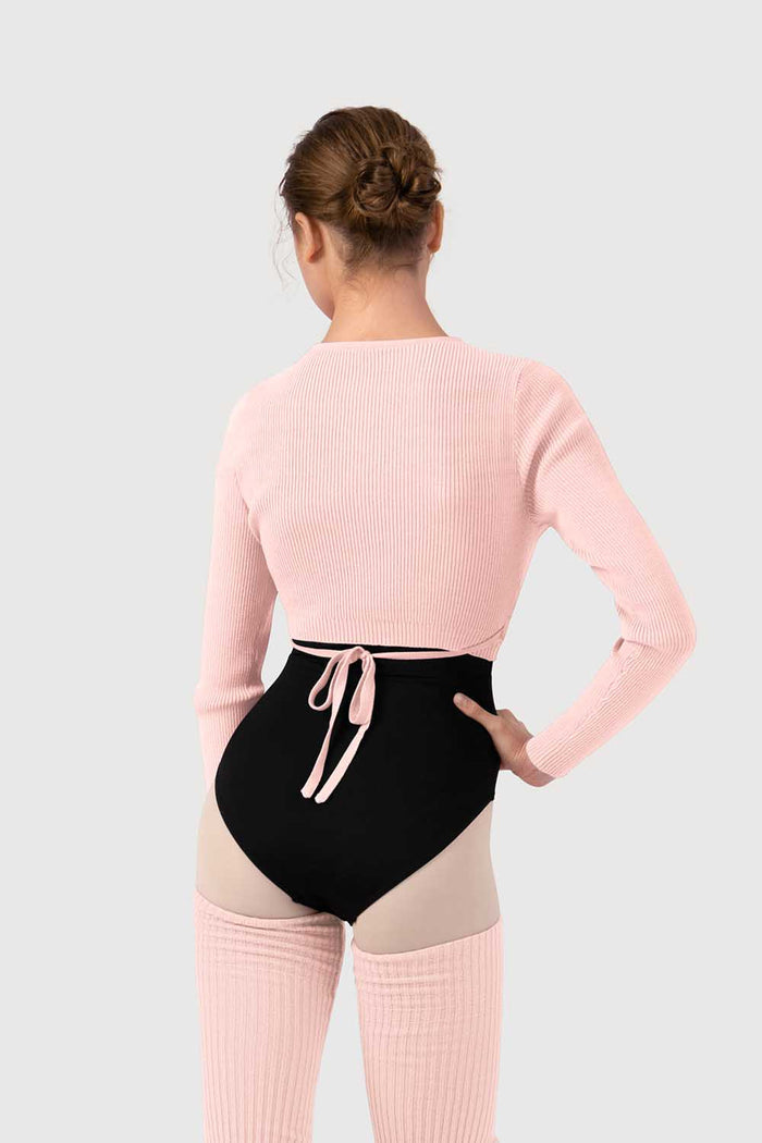 Z530018 - Bloch Celeste Knit Womens Long Sleeve Wrap Top