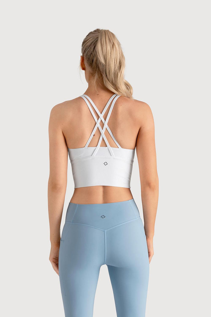 Z5480Y - Rib Sports Bra Top