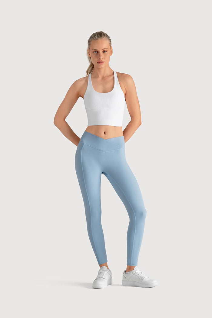 Z5480Y - Rib Sports Bra Top