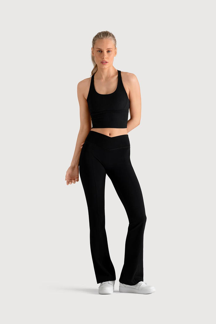 Z5480Y - Rib Sports Bra Top