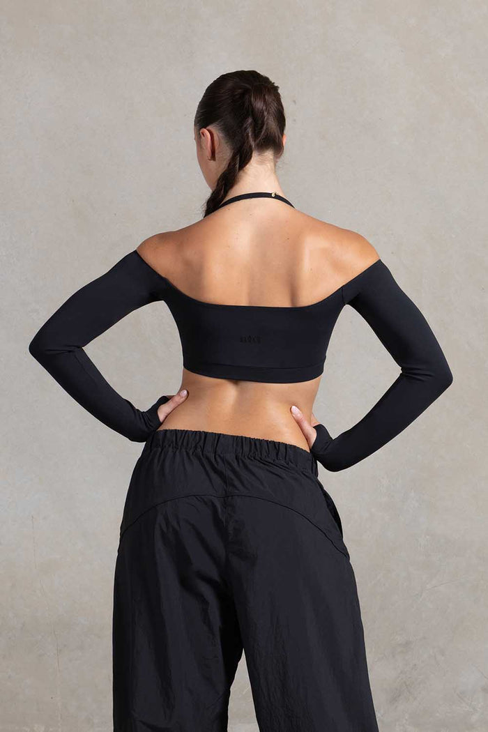 Z55765 - Long Sleeve Bolero Crop