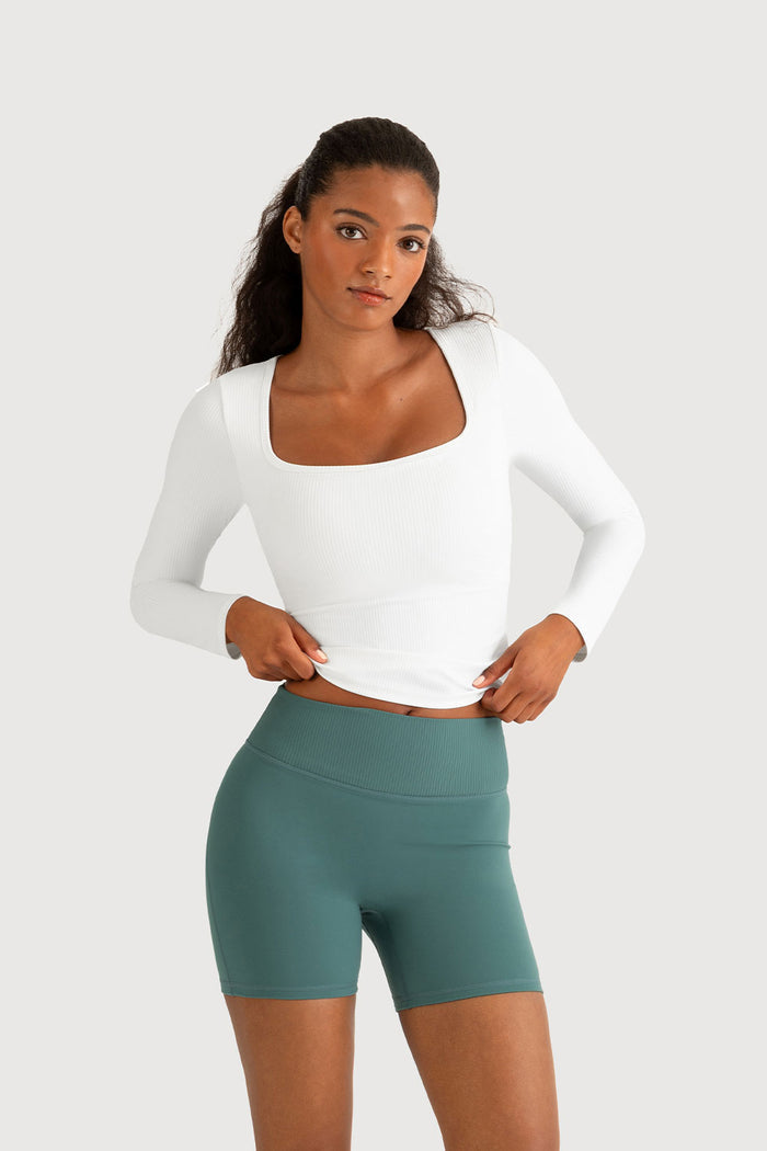 Z5683Y - Rib Essential Long Sleeve Top
