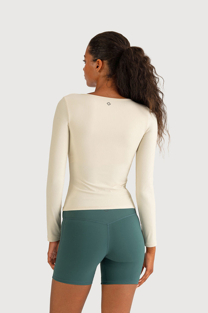 Z5683Y - Rib Essential Long Sleeve Top