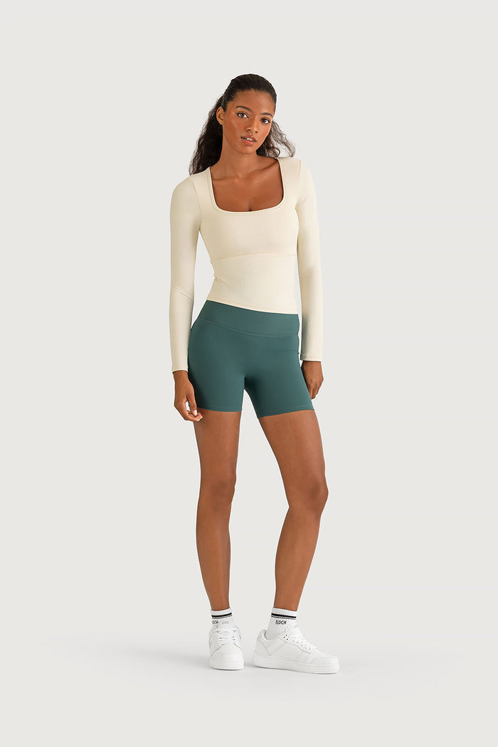 Z5683Y - Rib Essential Long Sleeve Top