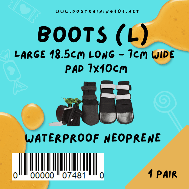 Dogtraining101 Retail Super Store Large Zees Waterproof Boots