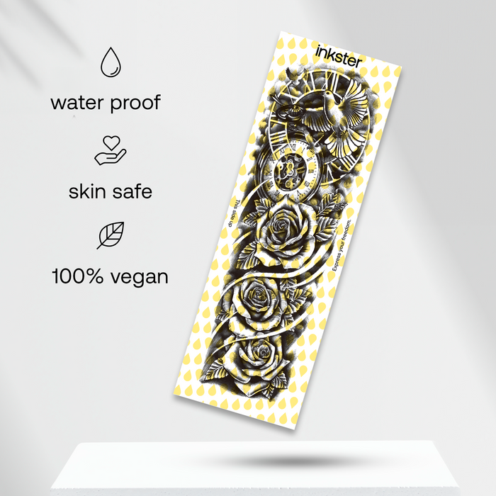 Zeitlose Rosen Tattoo Sleeve