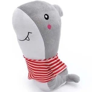 Zippy Paws Zippy Paws Playful Pal Plush Squeaker Rope Dog Toy - Shelby the Shark